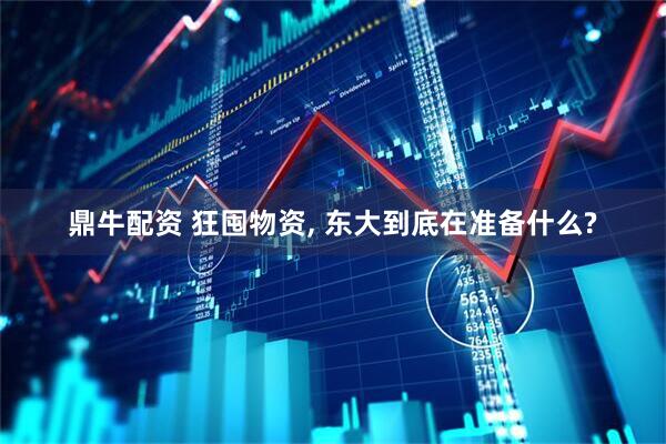 鼎牛配资 狂囤物资, 东大到底在准备什么?