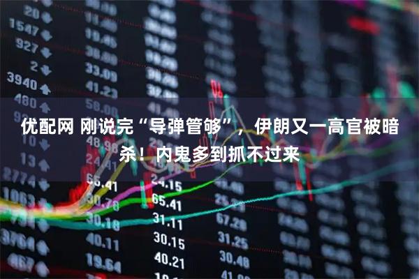 优配网 刚说完“导弹管够”，伊朗又一高官被暗杀！内鬼多到抓不过来