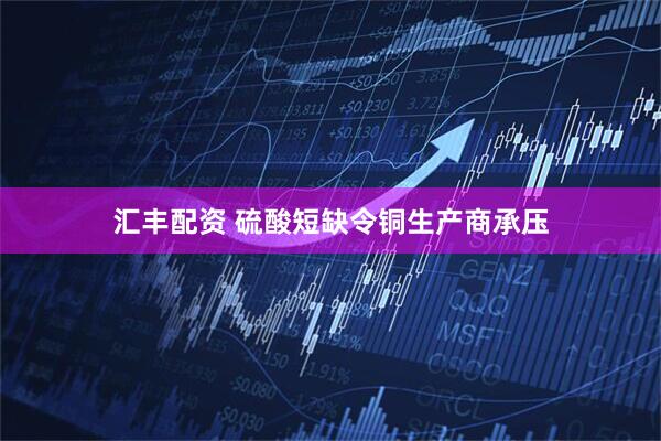 汇丰配资 硫酸短缺令铜生产商承压