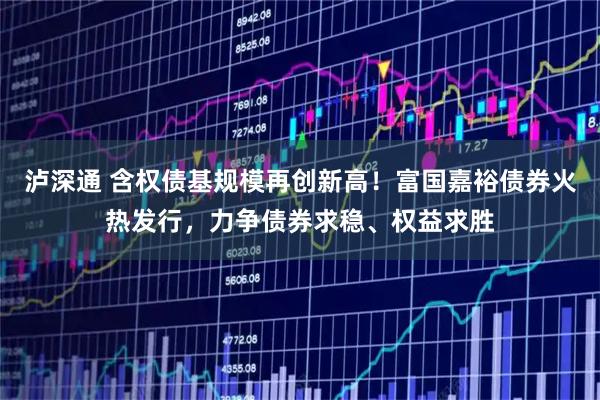 泸深通 含权债基规模再创新高！富国嘉裕债券火热发行，力争债券求稳、权益求胜